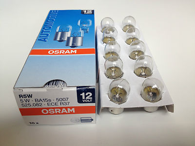 12v 5w number plate bulb