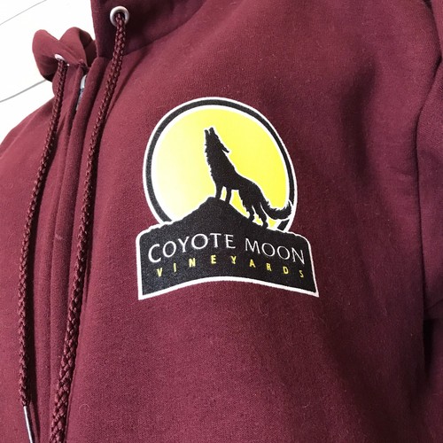 Felpa con cappuccio Coyote Moon Vineyards 1000 isole piccola donna bordeaux profondo - Foto 4 di 7