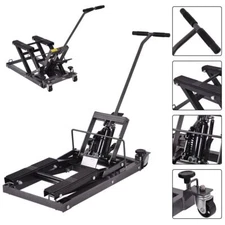 IRONMAX Motorcycle ATV Jack Lift Stand Quad Dirt Street Bike Hoist 1500 Lbs New