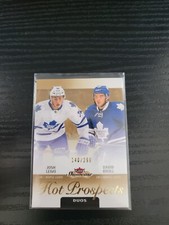 2013-14 Fleer Showcase Josh Leivo/david Broll RC 140/299