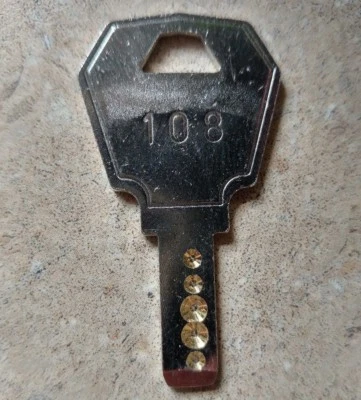 M-S 108 Dimple Key - Fits Infor, NCR & MS EP-125, EP-127 Cash Drawers