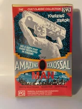 The Amazing Colossal Man Roadshow AU VHS Video 50s AIP sci-fi monster horror