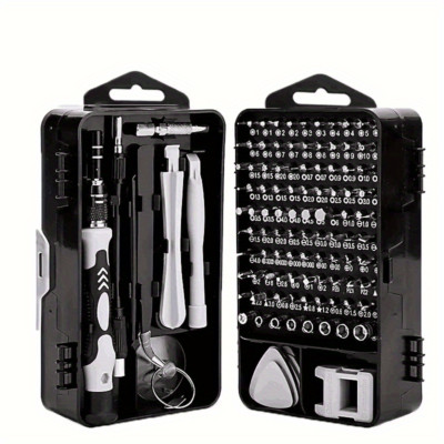 Magnetic screwdriver set, 115-in-one, mobile phone computer repair precision kit