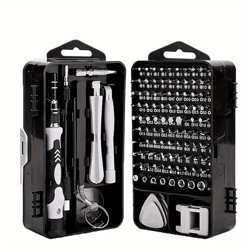 115 in 1 Präzisions Schraubendreher Set Reparatur Werkzeug Kit für Laptop Computer PC Telefon - Bild 1 von 17