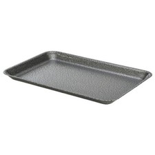Antique Finish Serving Tray, 31.5x21.5x2cm, Galvanised Steel Tray, street food