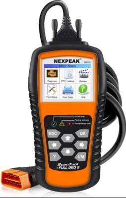 NEXPEAK OBD2 Diagnosescanner, OBDII NX501 KFZ Fehlercodeleser, Auto für