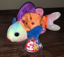Ty Beanie Lips the fish w/errors 5th gen hang tag 7th gen hologram tush tag P.E.