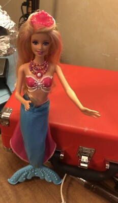 Barbie The Pearl Princess Mermaid Doll Lumina Pink Streak Hair