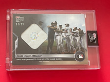 2022 Topps Now 758 Little League Classic RED SOX vs ORIOLES Game Used Base Relic
