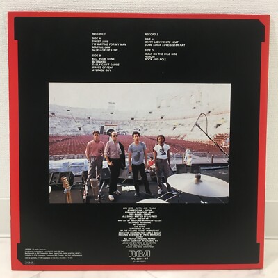 その他 2LP Lou Reed Live In Italy RPL3046 RCA /00500 LOU REED / LIVE IN ITALY JAPAN ISSUE DOUBLE LP W/ OBI, INSERT | eBay