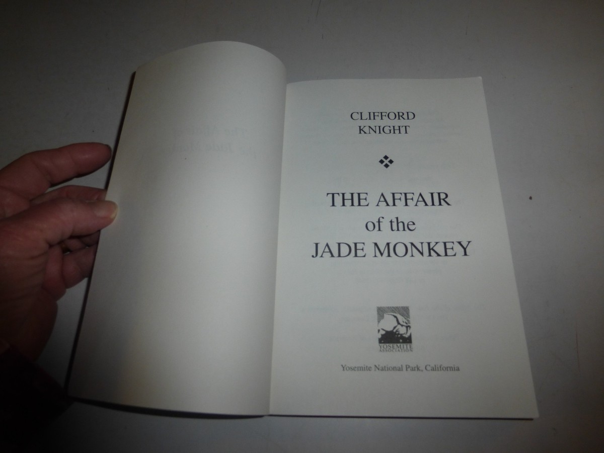 AFFAIR OF JADE MONKEY By Clifford Knight Trade PB 1993 B310