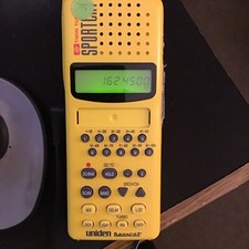 UNIDEN BEARCAT SC150Y ANALOG SCANNER tested damaged knobs new batt no power adap