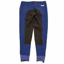 Piper By Smartpak Riding Pant Women Navy Blue Equestrian Horse Breeches 30R-8082