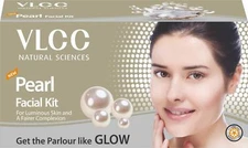 Vlcc Pearl Facial Kit, 60gm Helps Lightens your skin free shipping