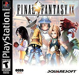 Final Fantasy 9 IX PlayStation PSX quadratisch schwarz Etikett komplett 4-Disc Set #11 - Bild 1 von 1