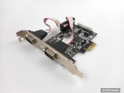 STLab IE-N44-7130-00-02661, I-292 PCI Express / PCIE 2 SERIAL CARD MINT