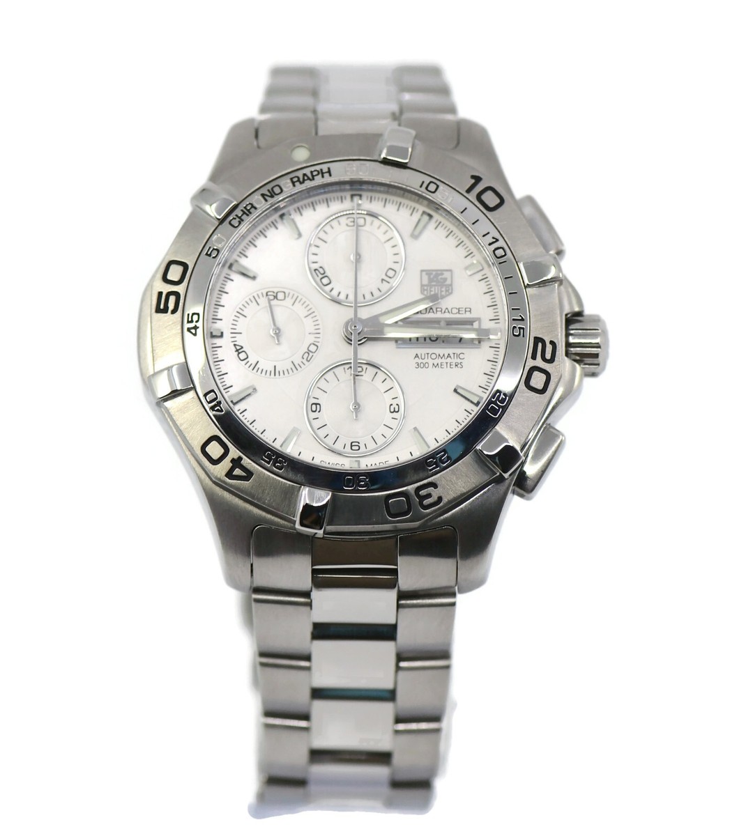 Tag Heuer Aquaracer Chronograph Stainless Steel Watch CAF2011 | eBay