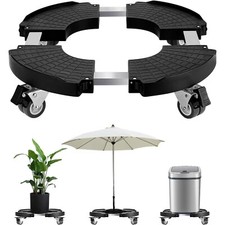 150kg Plant Pot Trolley Mover Stand on Wheels Garden Planter Caddy Heavy Duty UK