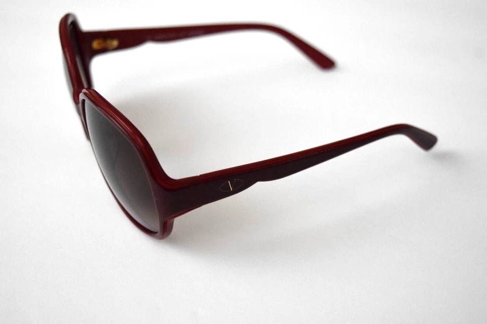 Gafas de sol Valentino auténticas de gran tamaño rojo borgoña V601S 606 57-17-130 Foto 4 de 4