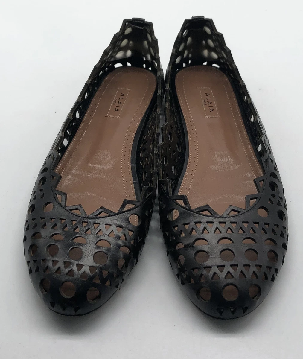 Laser cut hot sale ballet pumps