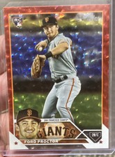 2023 Topps Series 2 Ford Proctor Red Foil 150/199 RC San Francisco Giants #472