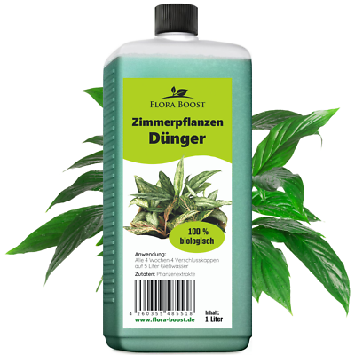 Zimmerpflanzen Dnger Flora Boost Flssigdnger fr Zimmerpflanzen 1 Liter  | eBay.de