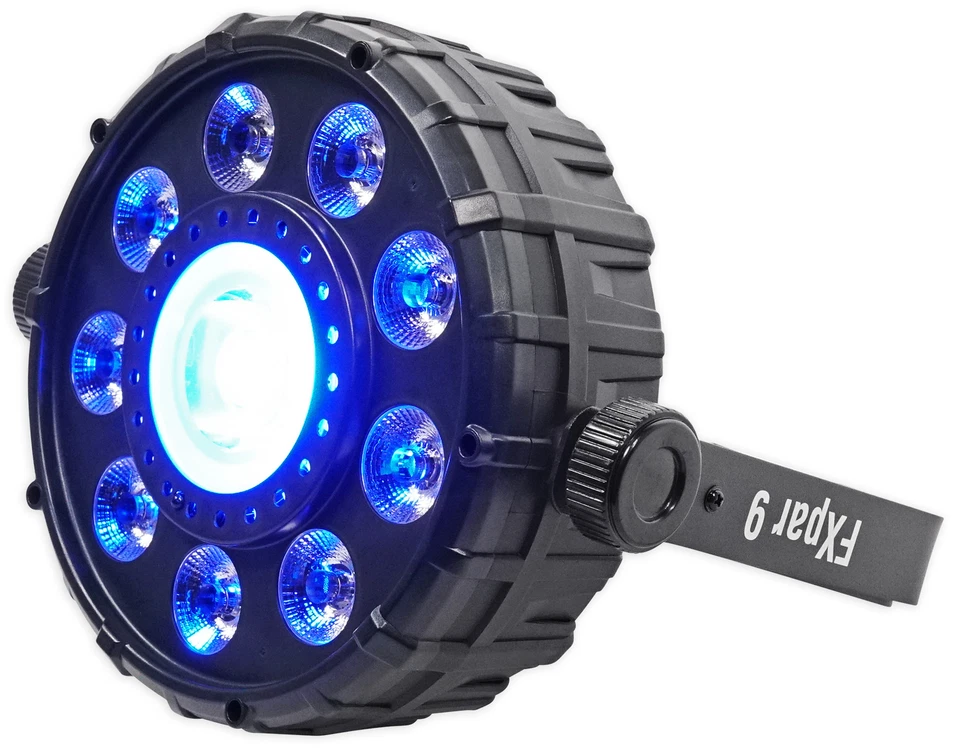 Chauvet DJ FX Par 9 DMX Multi-Effect LED, SMD RGB+UV Strobe Par Light + Remote - Image 4 of 4