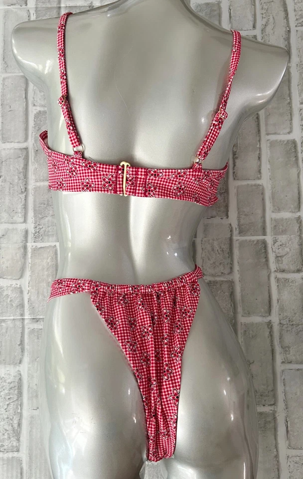 РОЗОВЫЙ от Frankies бикини лютик бикини верх и Reilly бикини низ 2 ПК XL - Изображение 2 из 4