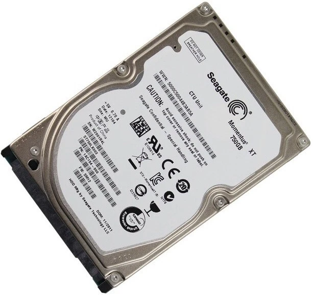 Seagate ST750LX003 Momentus XT 7200 750GB RPM SATA 2.5" Laptop SSHD Hybrid Drive - Image 2 of 4