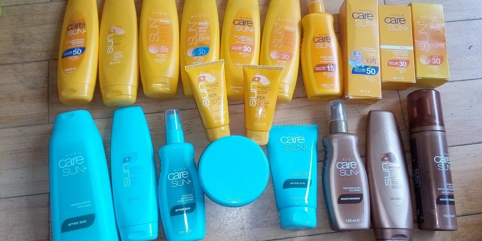 Avon Suncare Range Cream/sprays, tan enhancer **RM POST ONLY**