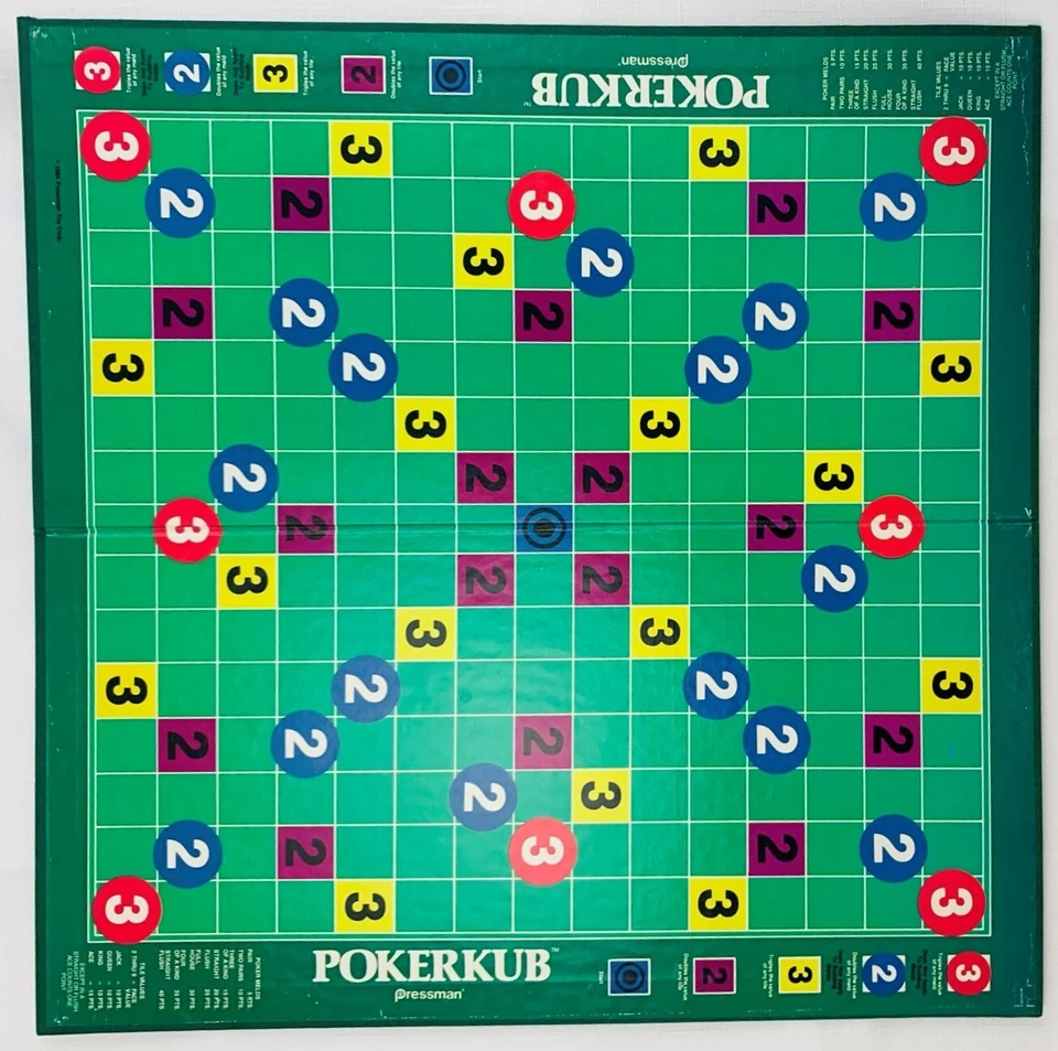1983 Pokerkub Game by Pressman Complete in Great Condition FREE SHIPPING - Image 2 of 4