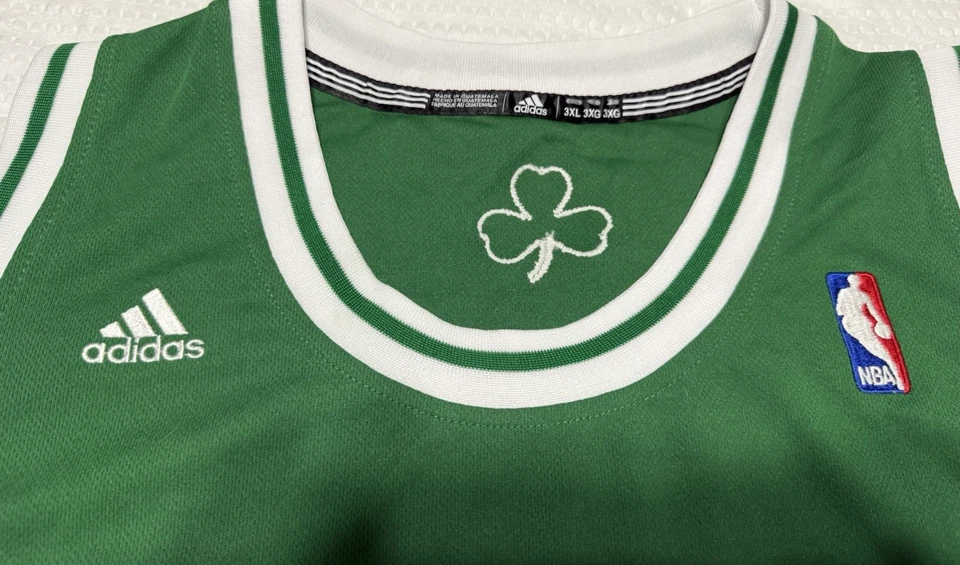 ADIDAS Rajon Rondo 9 NBA 绿色波士顿凯尔特人队缝制球衣尺寸 XXL 长度 +2 — 第 4/4 张图片