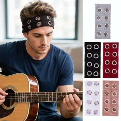 Sports Headband for Men Women Moisture Wicking Sweat Band Elastic Wide Hair Band