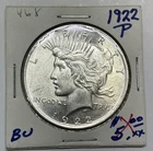 1922-P US Peace Silver Dollar $1 BU Uncirculated