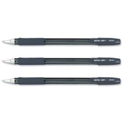 Pilot BPS - GP Grip Ballpoint 1.2 mm Tip (Pack of 12) - Black