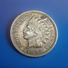 1895 Indian Head Cent Penny FULL LIBERTY and DIAMONDS