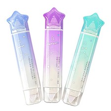 2 in 1 White Correction Tape and Double Sided Tape Roller, Cute Quick Dry Jap...