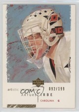 2002-03 Upper Deck Artistic Impressions Gold 92/199 Arturs Irbe #14 1k9