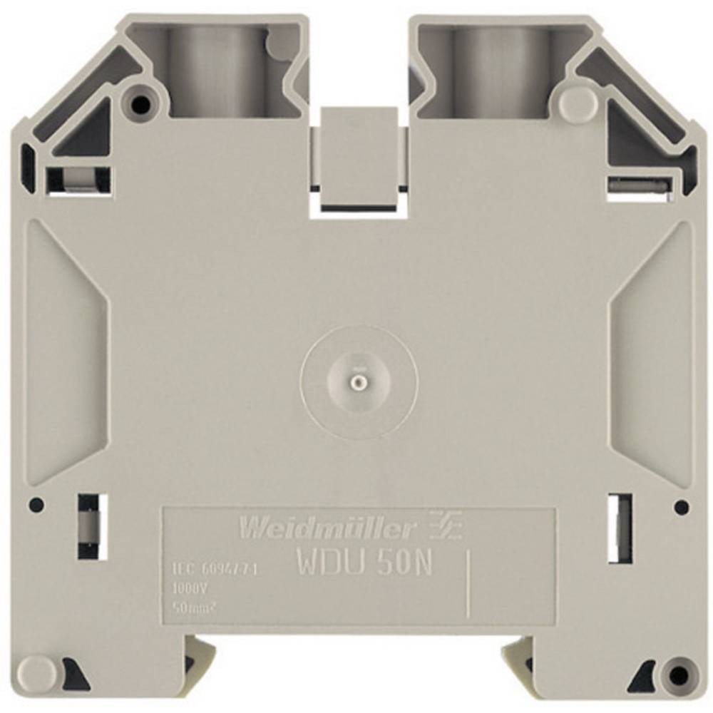Bloc de jonction de passage Weidmüller WDU 50N pour tableau électrique