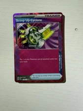 Pokemon Scoop Up Cyclone 128/131 Prismatic Evolutions Holo Card NM Condition
