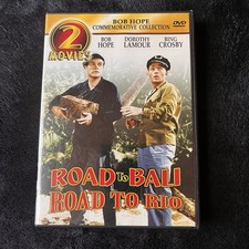 Bob Hope Bing Crosby Dorothy Lamour DVD 2 Movies Road to Bali Road to Rio DVD
