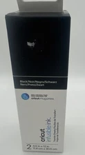 1-Cricut Mug Press Infusible Ink Transfer Sheets 4.5"X12"-Solid Black, 2/Pkg,New