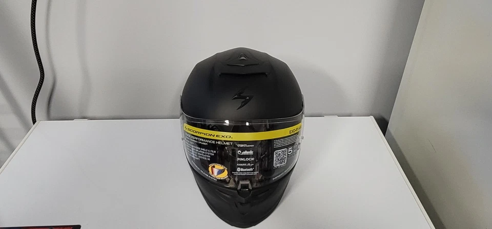 Casco de carbono Scorpion EXO-R1 Air Full Face negro mate talla 3X nuevo Foto 4 de 4