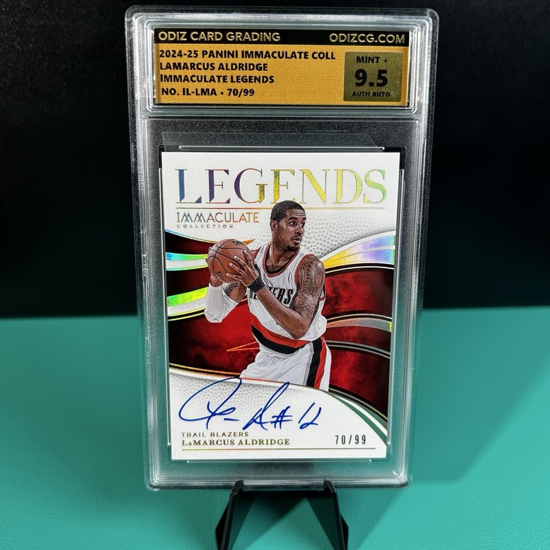 2024-25 Panini Immaculate Lamarcus Aldridge Legends Auto /99 #IL-LMA 9.5 Mint