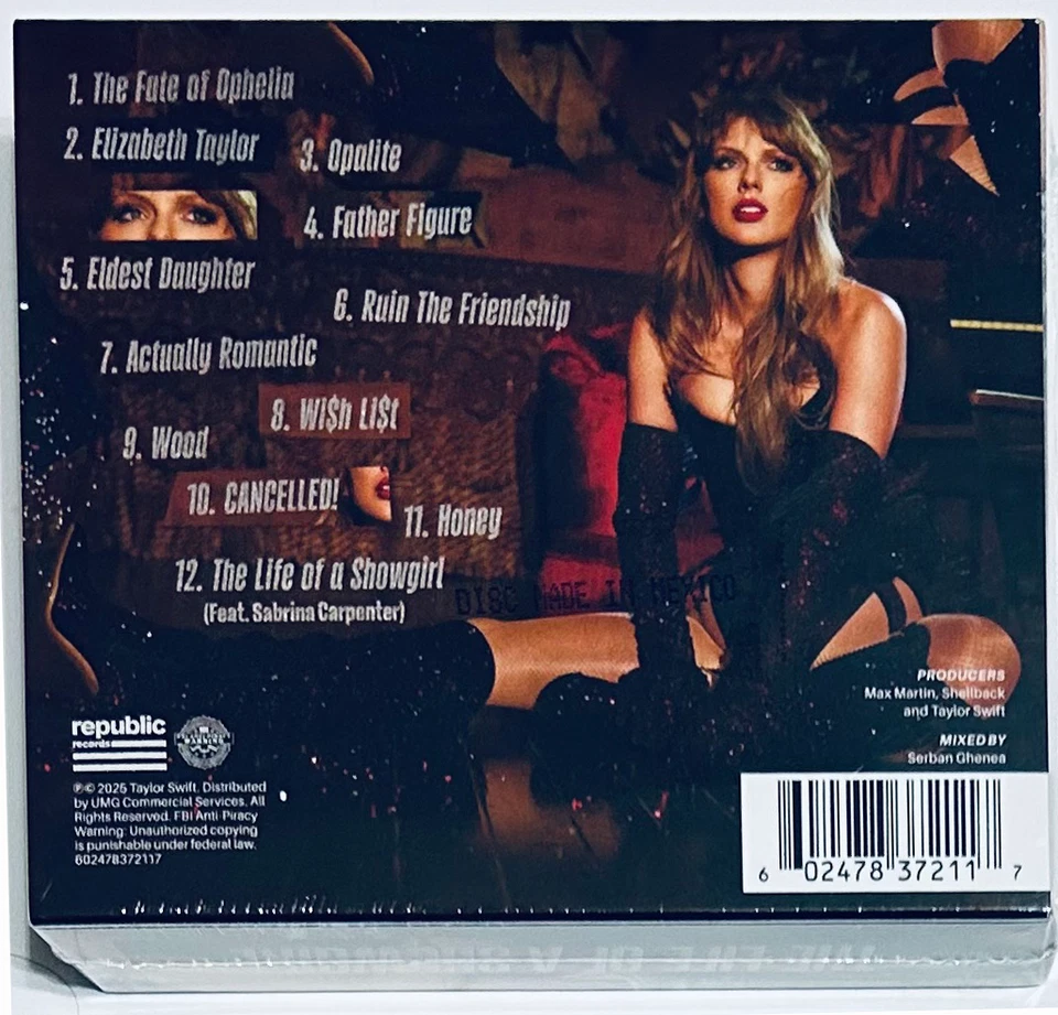 Taylor Swift The Life of a Showgirl: It's Beautiful Ltd Edition Deluxe CD Sealed - Image 2 of 2