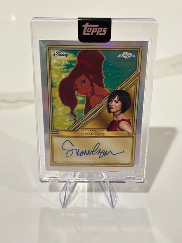 Susan Egan (Megara) #CA-SE 2025 Topps Disney Mint Chrome Autograph card