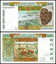 West African States - Senegal 500 Francs, 2002, P-710Km, UNC