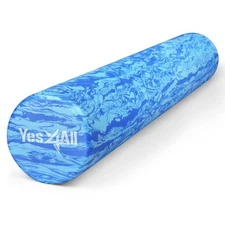Yes4All EVA Firm Foam Roller for Back, Exercise, Yoga, Pilates - Muscle Recovery