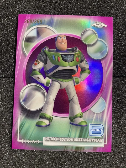 2026 Topps Disney Chrome Hi Tech Edition Buzz Lightyear Pink #/399 #200