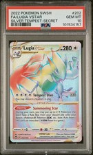 Lugia VSTAR 202/195 PSA 10 Gem Mint - Secret Rainbow Rare - Silver Tempest 2022
